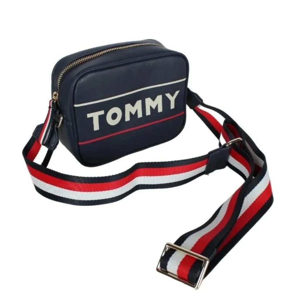 Tommy Hilfiger TH Patent Crossover Camera Bag Women - NAVY - Tommy Navy - Bags