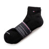 Tommy Hilfiger TH Quarter Top Socks 3-Pack - BLK - 3 Pairs / Black / OS