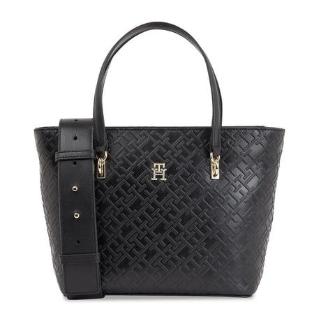 Tommy Hilfiger Th Refined Mini Tote Mono AW0AW16002-BLK - Black