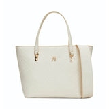 Tommy Hilfiger Th Refined Mini Tote Mono AW0AW16002-CRM - Cream