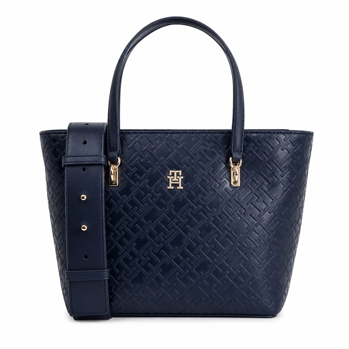 Tommy Hilfiger Th Refined Mini Tote Mono AW0AW16002-NVY - Navy