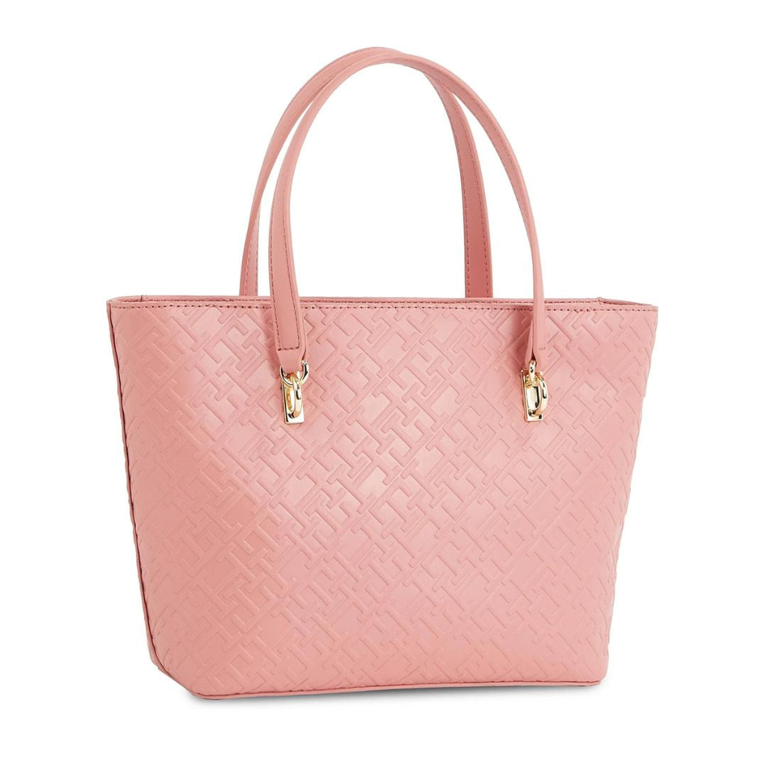 Tommy Hilfiger Th Refined Mini Tote Mono AW0AW16002-PNK - Pink