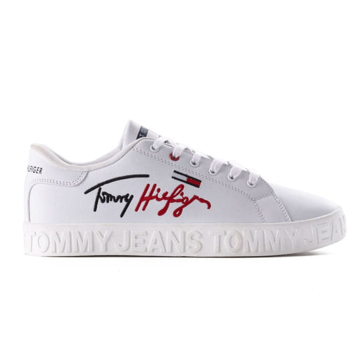 Tommy Hilfiger TH Signature Cupsole Sneaker FW0FW05224-WHT - Shoes