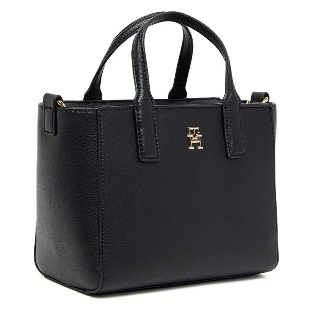 Tommy Hilfiger TH Soft Logo Strap Tote Women - BLK - Black