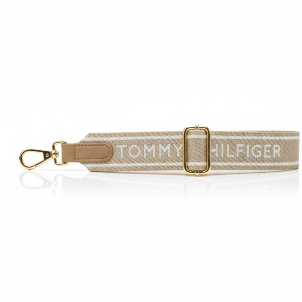 Tommy Hilfiger Pebbled Flap Crossbody Bag - TAN - Tan