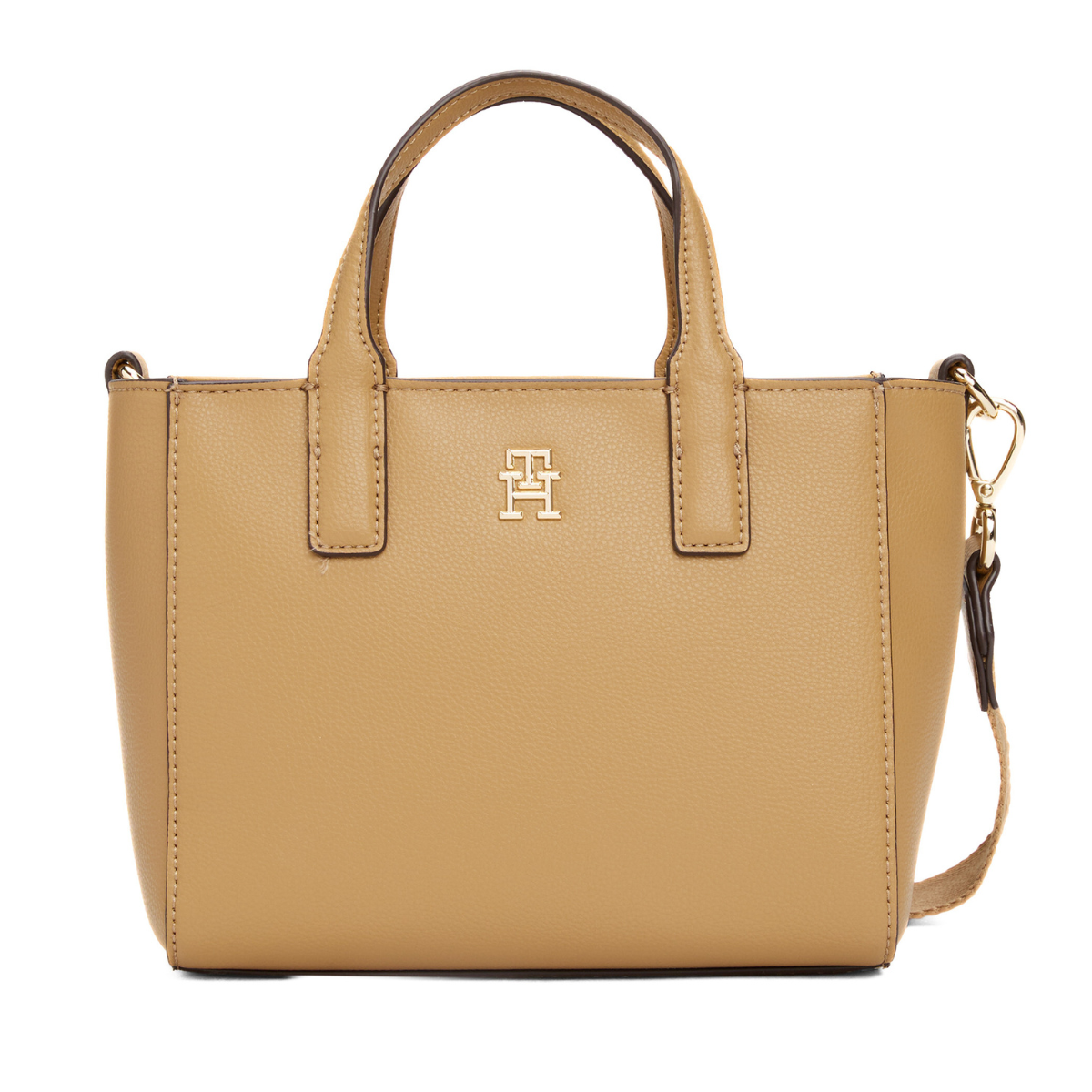 Tommy Hilfiger TH Soft Logo Strap Tote Women - BRN - Brown