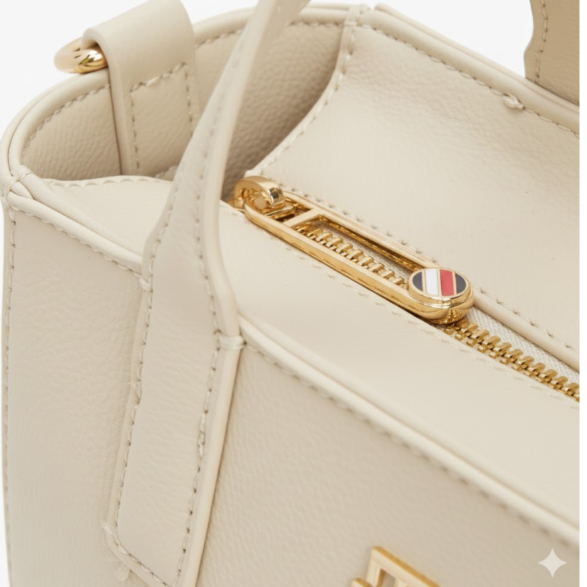 Tommy Hilfiger TH Soft Logo Strap Tote Women - CRM - Cream
