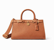 Tommy Hilfiger The American Icon Leather Tote Bag - TAN - Tan