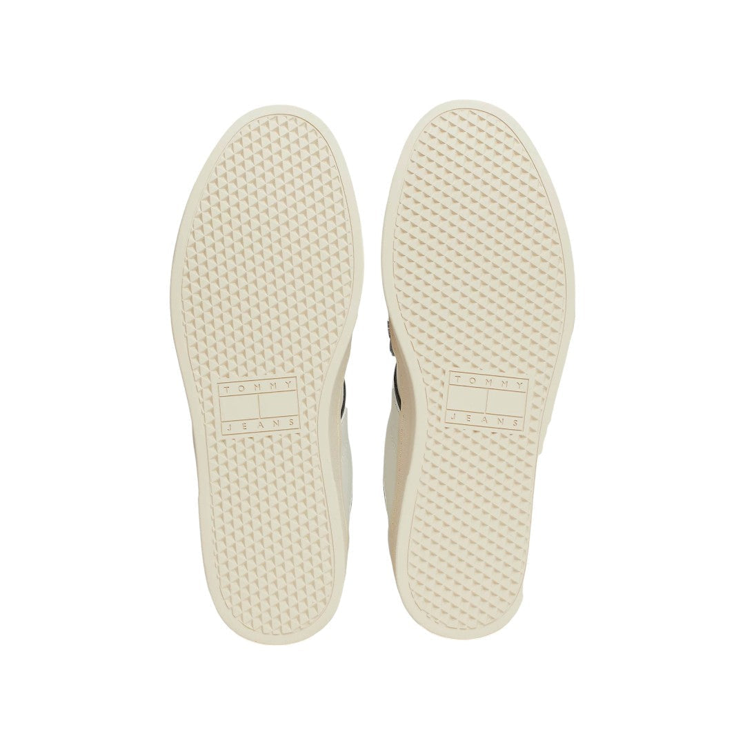 Tommy Hilfiger The Greenwich Leather Trainer Men EM0EM01462-WHTOLV