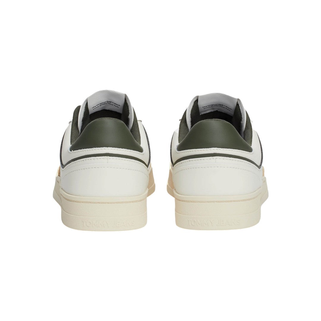 Tommy Hilfiger The Greenwich Leather Trainer Men EM0EM01462-WHTOLV