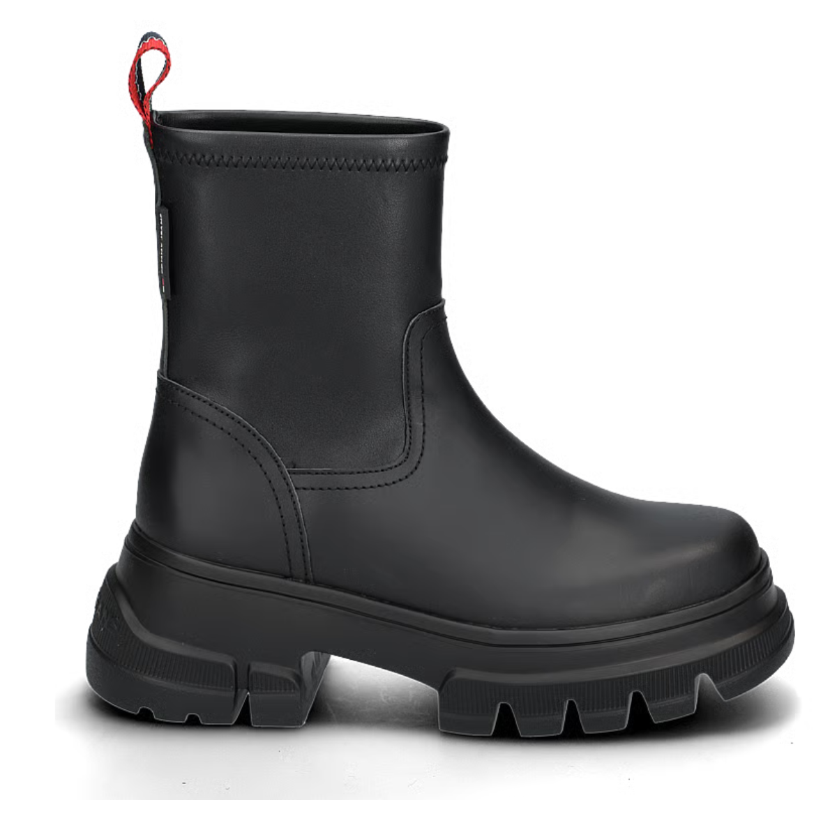 Tommy Hilfiger TJW CHUNKY CHELSEA BOOT MIX MAT - BLK - Black / 38