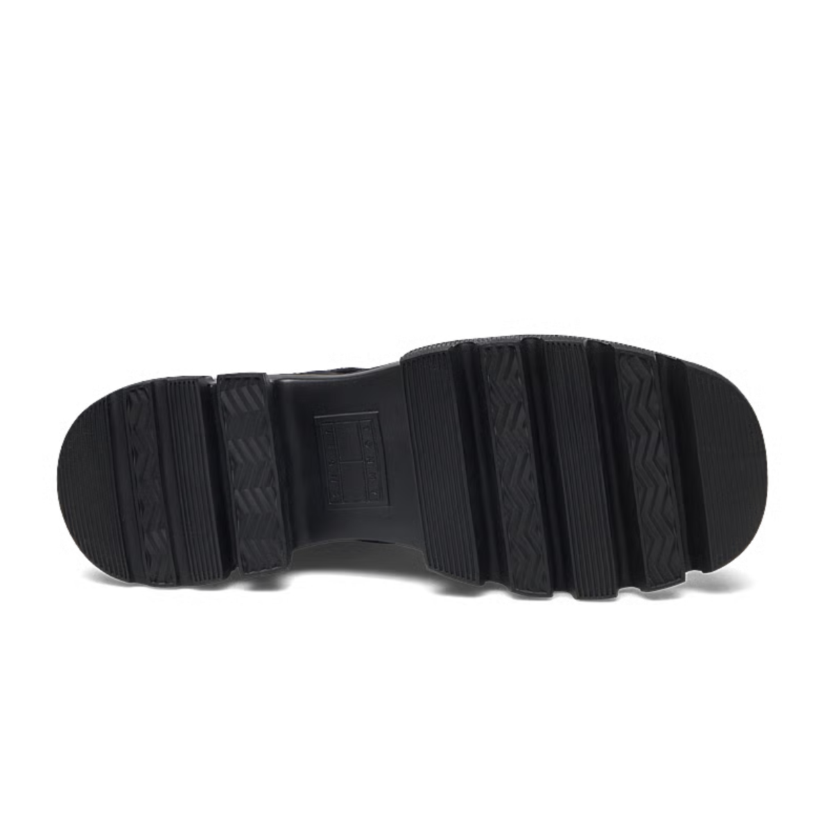 Tommy Hilfiger TJW CHUNKY LACE UP BOOT MIX MAT - BLK