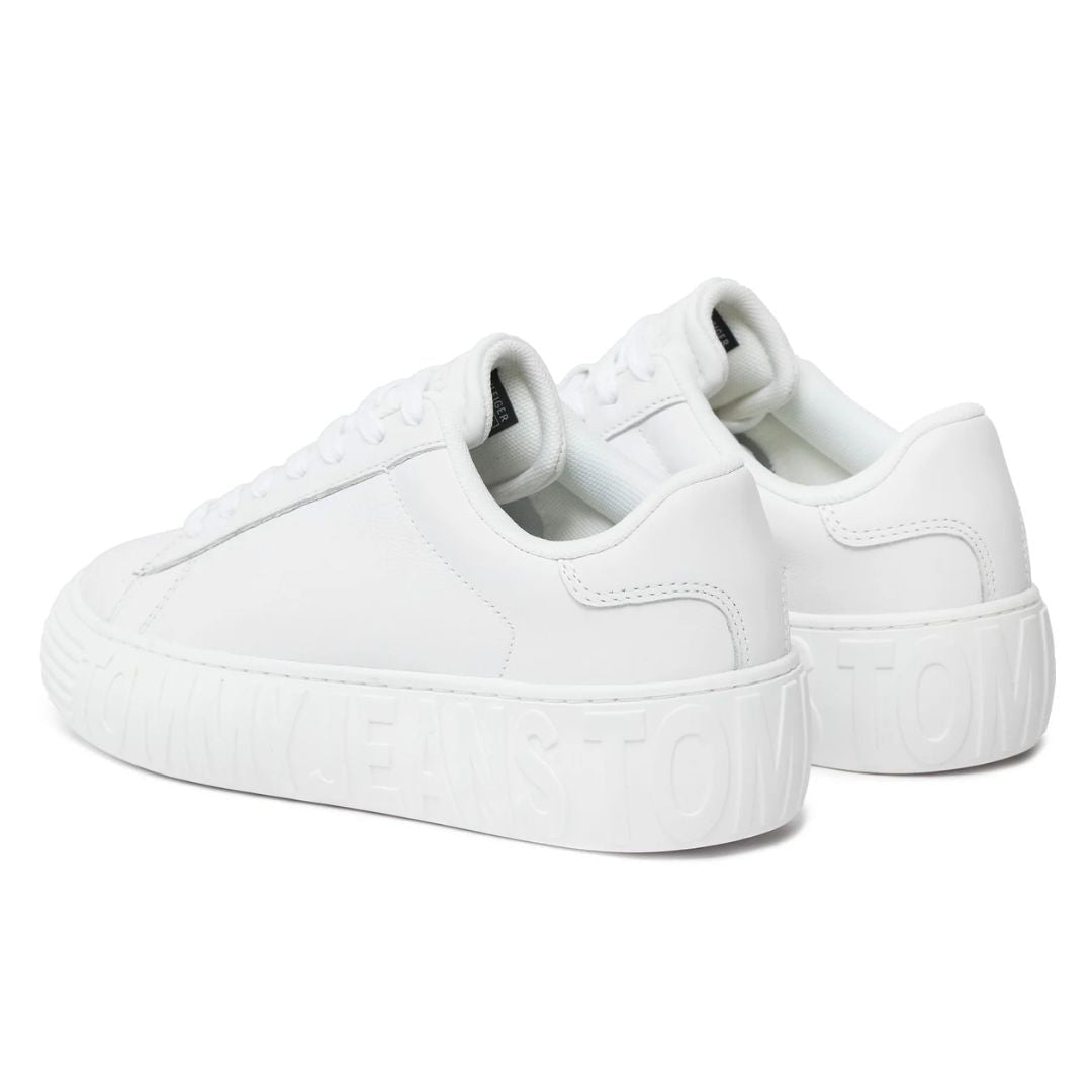 Tommy Hilfiger Tjw Leather Cupsole Ess Sneakers EN0EN02507-WHT