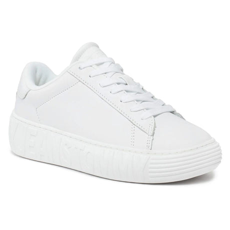 Tommy Hilfiger Tjw Leather Cupsole Ess Sneakers EN0EN02507-WHT