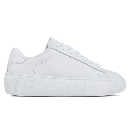 Tommy Hilfiger Tjw Leather Cupsole Ess Sneakers EN0EN02507-WHT - White / 37