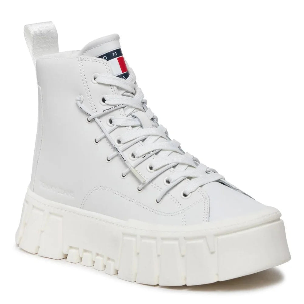 Tommy Hilfiger TJW Platform MC EN0EN02498-OFFWHT - Shoes