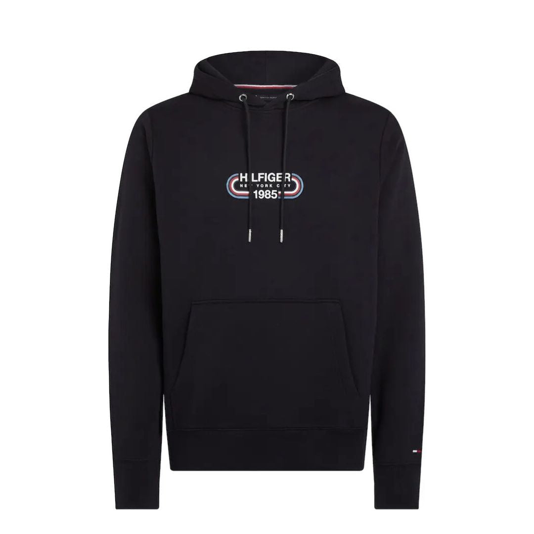 Tommy Hilfiger Track Graphic Hoodie Men MW0MW34445-BLK - Black / S