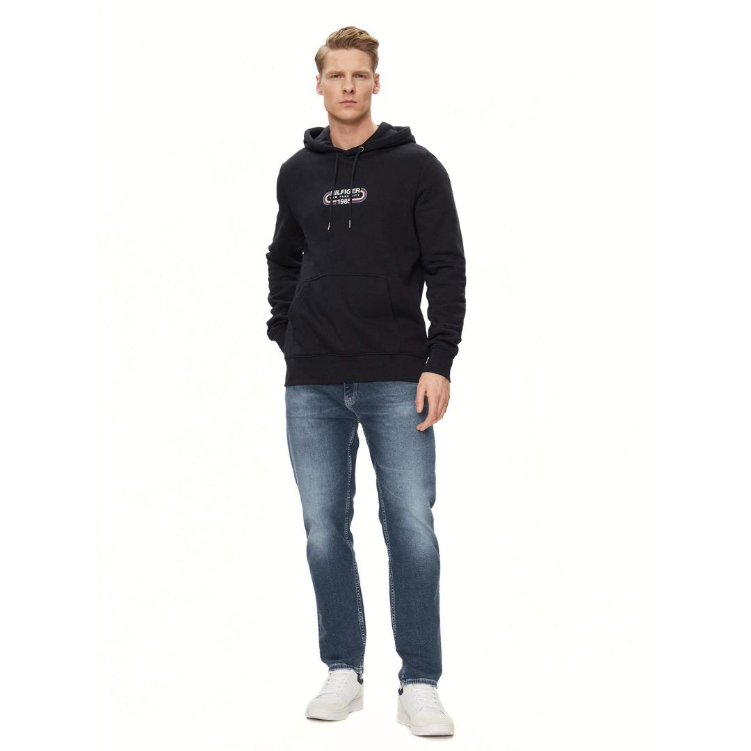Tommy Hilfiger Track Graphic Hoodie Men MW0MW34445-BLK