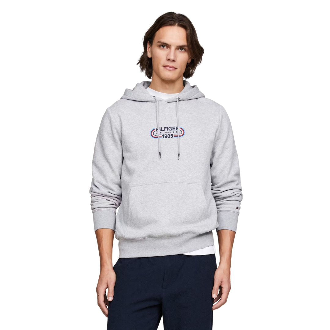 Tommy Hilfiger Track Graphic Hoodie Men MW0MW34445-GRY
