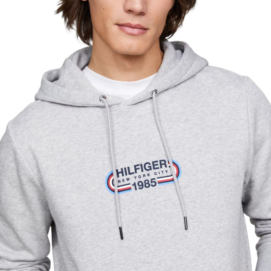 Tommy Hilfiger Track Graphic Hoodie Men MW0MW34445-GRY
