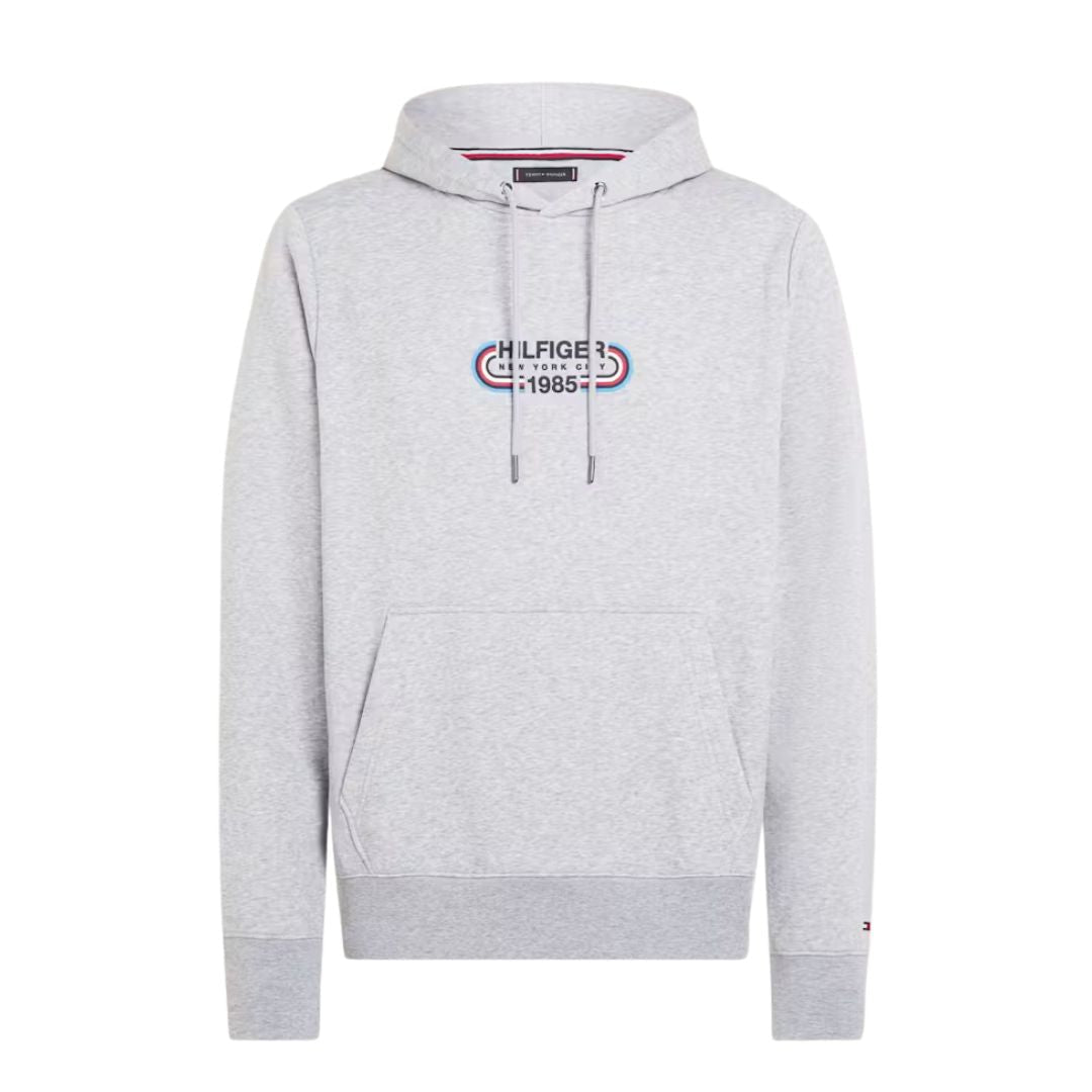 Tommy Hilfiger Track Graphic Hoodie Men MW0MW34445-GRY - Light Gray / S