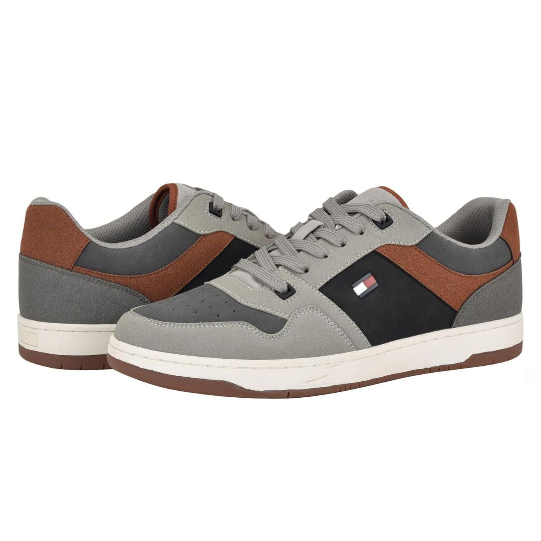 Tommy Hilfiger Trane Sneakers Men - GRYTAN - 40 / Gray/ Tan