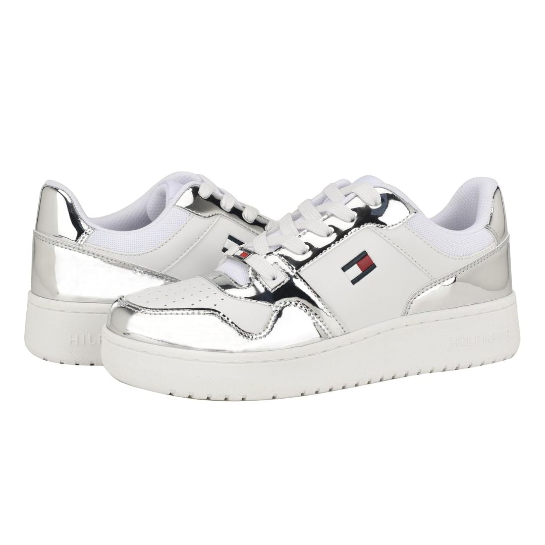 Tommy Hilfiger Twigye Sneakers Women - WHTSLV - White/ Silver / 35 / M