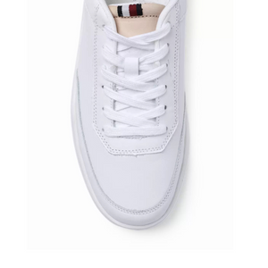 Tommy Hilfiger VACHETTA Leather Men Sneakers - WHT