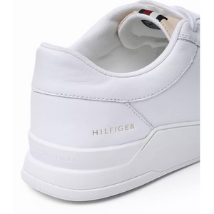 Tommy Hilfiger VACHETTA Leather Men Sneakers - WHT