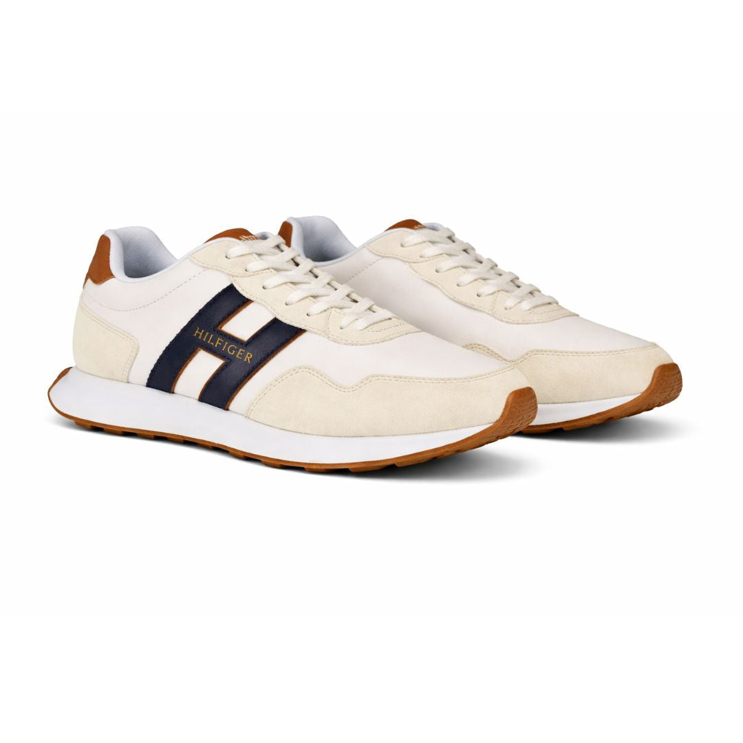 Tommy Hilfiger Vanlon Lace Up Sneakers Men - WHTGRY - White/ Gray / 39