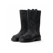 Tommy Hilfiger washed Boots Women - DRKGRY - Dark - Gary / 36