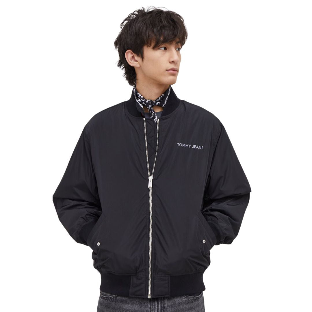Tommy Jeans Bomber Jacket Men DM0DM17879-BLK - Black / S