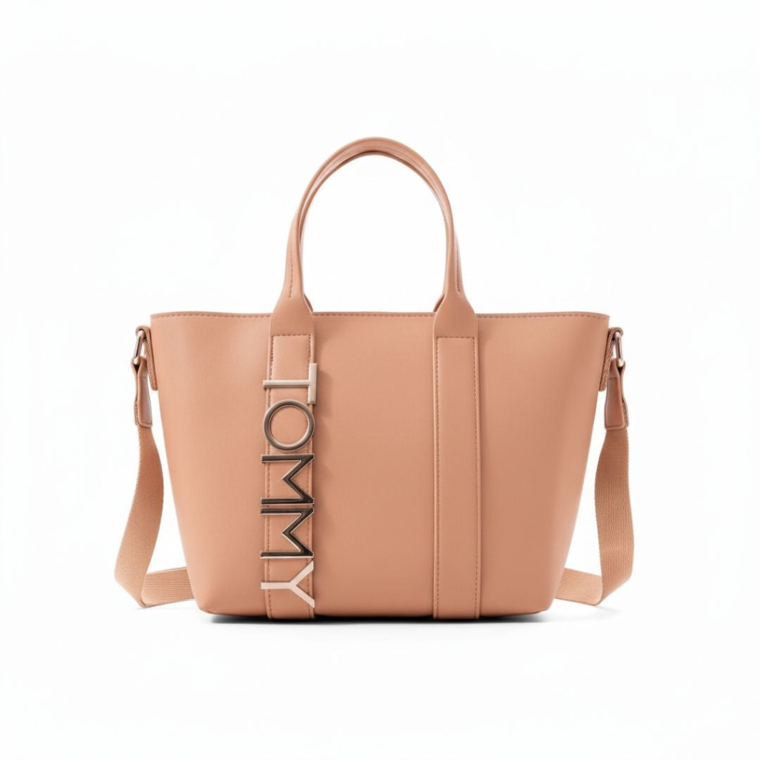 Tommy Jeans City Bold Mini Tote Bag - BEG - Beige