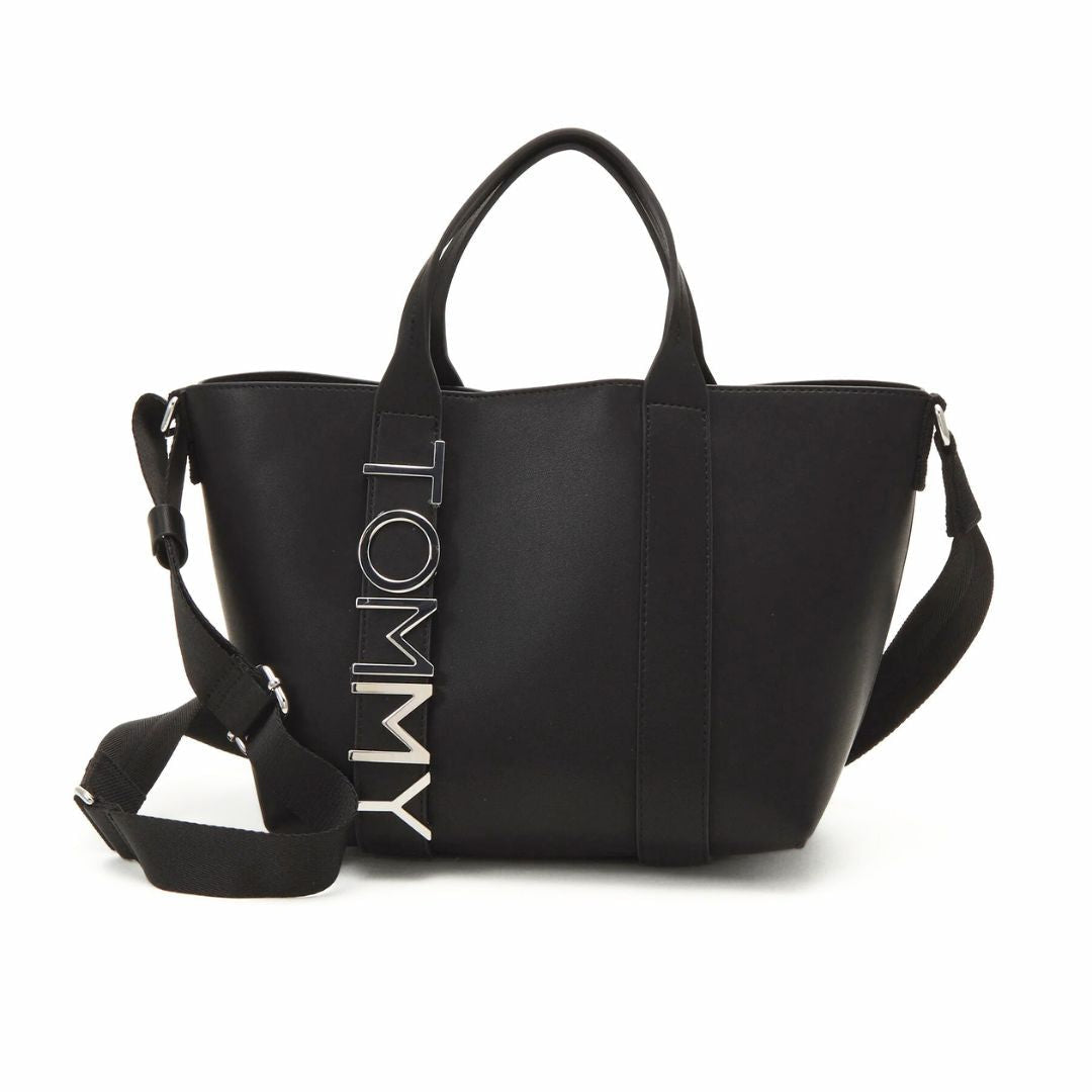Tommy Jeans City Bold Mini Tote Bag - BLK - Black