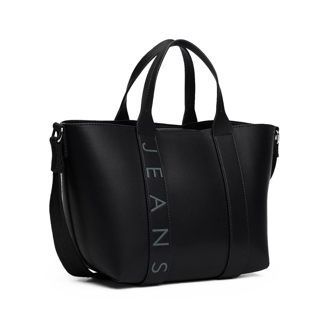 Tommy Jeans City Bold Mini Tote Bag - BLK - Black