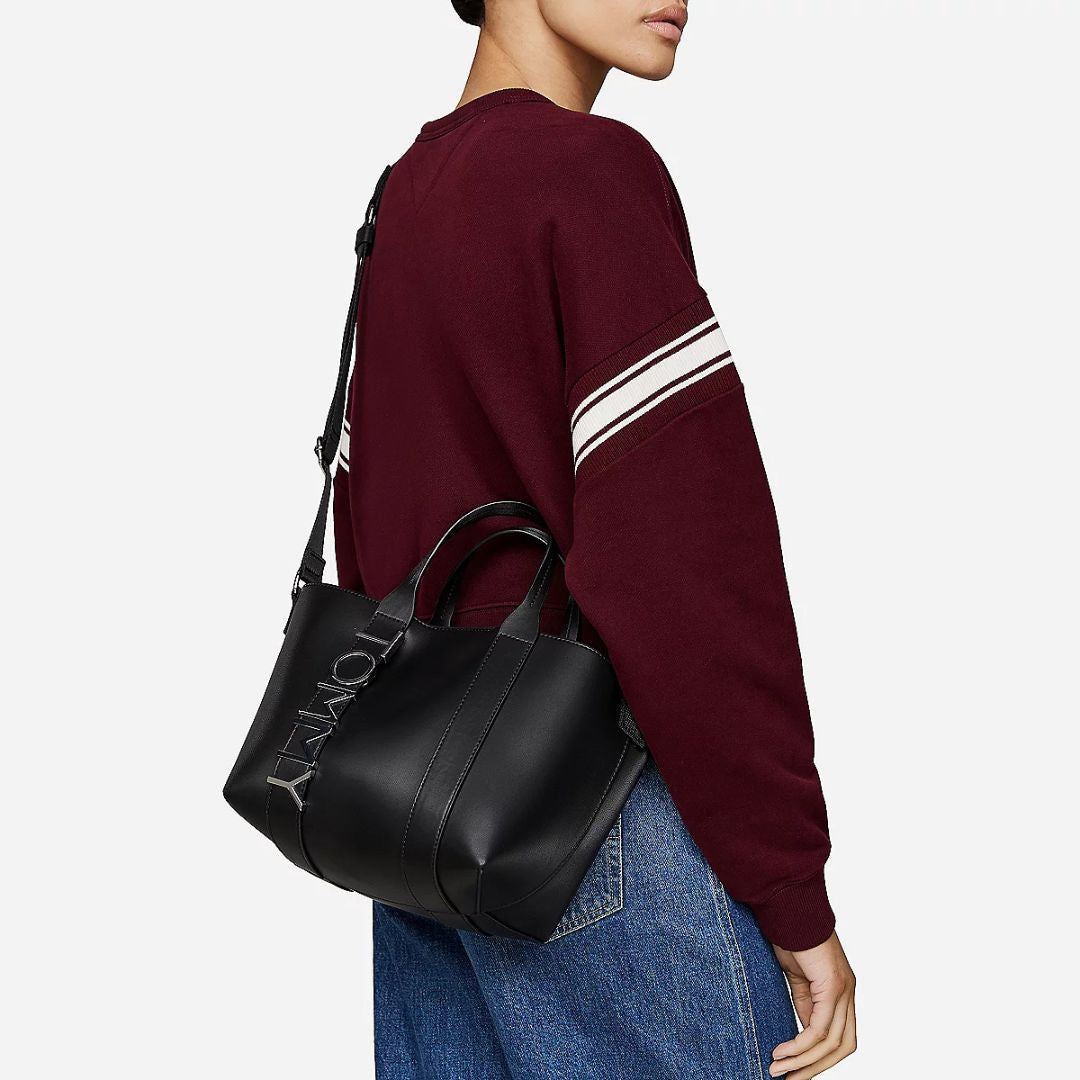 Tommy Jeans City Bold Mini Tote Bag - BLK - Black