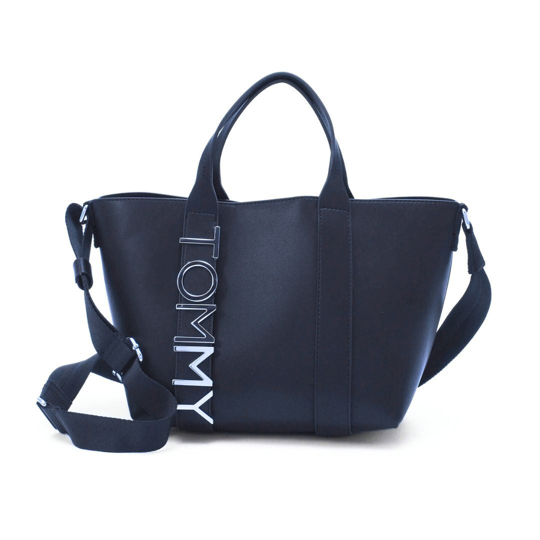 Tommy Jeans City Bold Mini Tote Bag - NVY - Navy