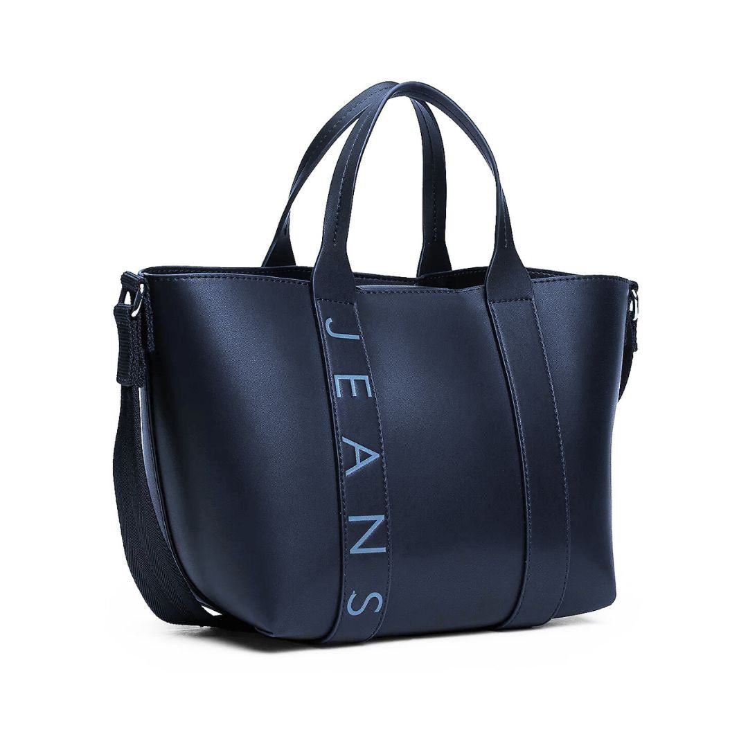 Tommy Jeans City Bold Mini Tote Bag - NVY - Navy