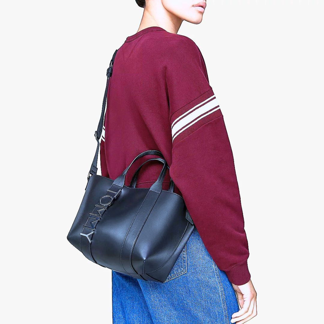 Tommy Jeans City Bold Mini Tote Bag - NVY - Navy