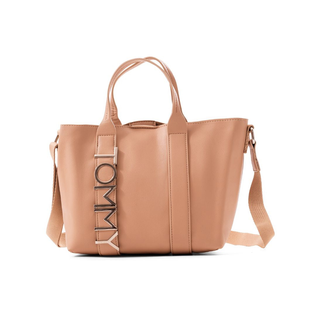 Tommy Jeans City Bold Mini Tote Bag - TAN - Tan