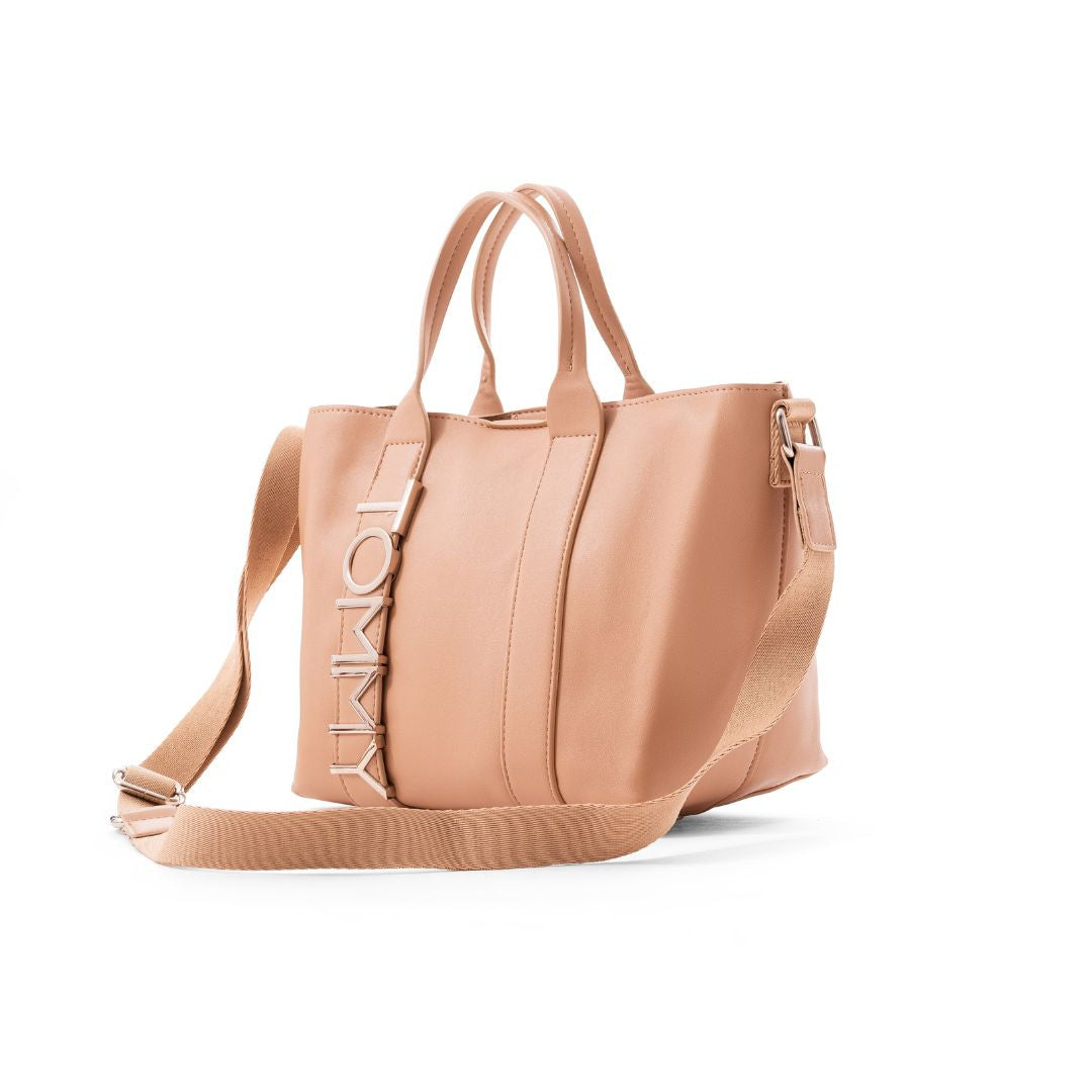 Tommy Jeans City Bold Mini Tote Bag - TAN - Tan