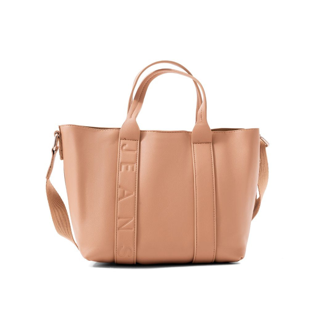 Tommy Jeans City Bold Mini Tote Bag - TAN - Tan