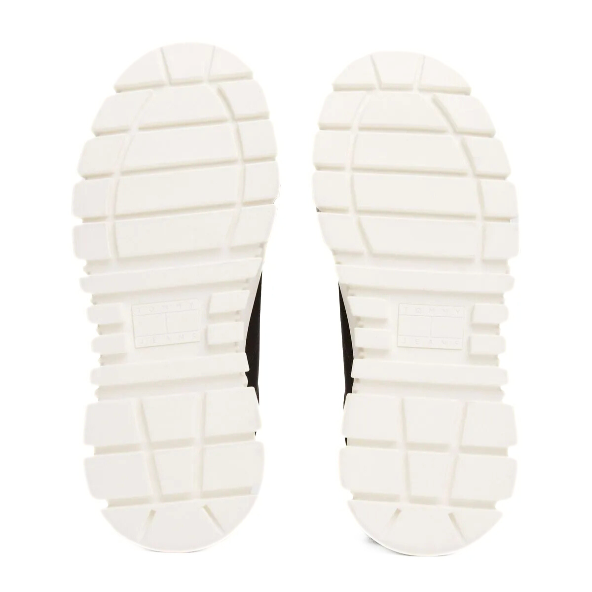 Tommy Jeans Cleat Platform Trainers With Leather - BLK