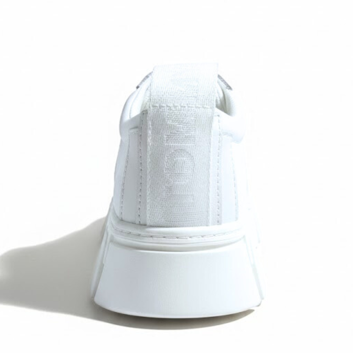 Tommy Jeans Cleat Platform Trainers With Leather - WHT