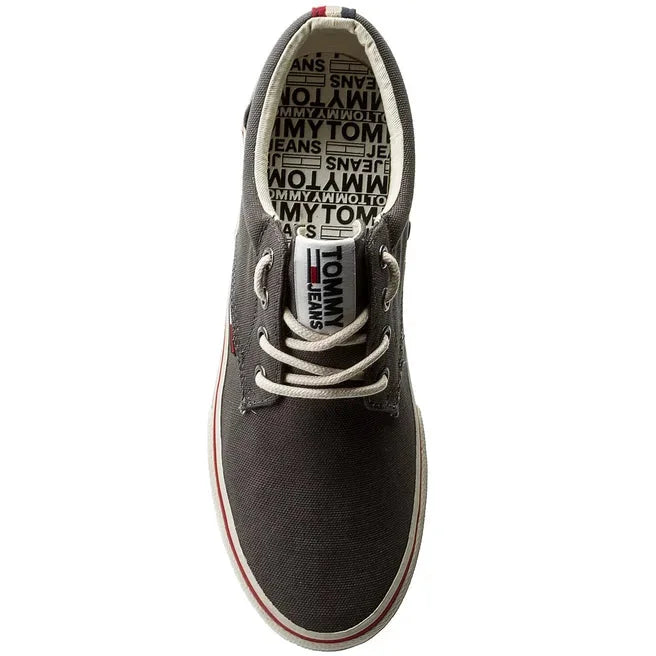 Tommy Jeans Textile Sneaker EM0EM00001- GRY - Shoes