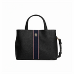 Tommy Jeans TH Monogram Satchel Handbag women - BLK - Black