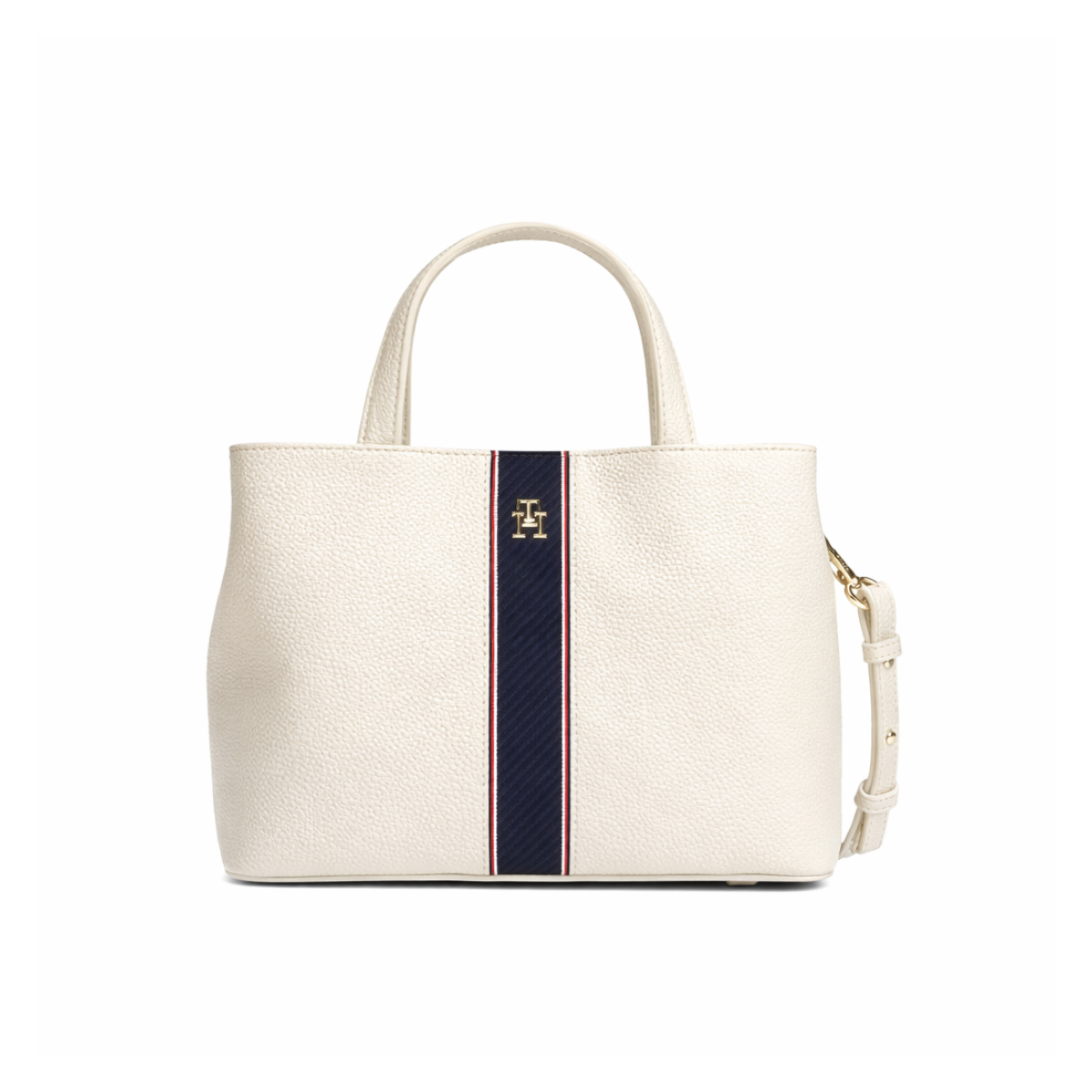 Tommy Jeans TH Monogram Satchel Handbag women - CRM - Cream
