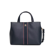 Tommy Jeans TH Monogram Satchel Handbag women - NVY - Navy