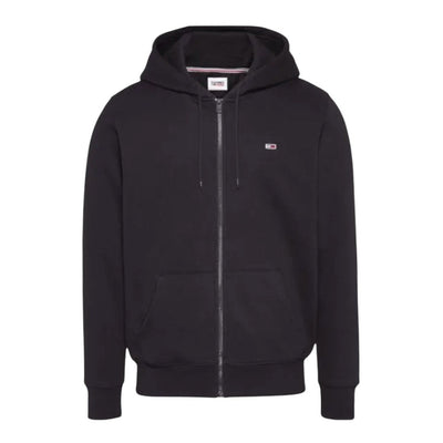 Tommy Jeans TJM Fleece Zip Thru Hoody Men DM0DM09592-BLK