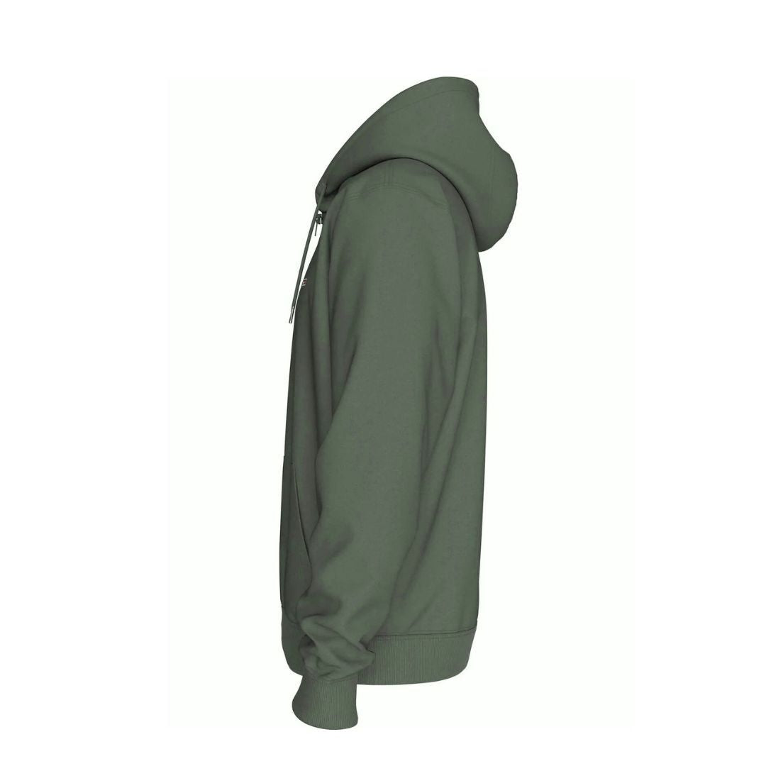Tommy Jeans TJM Fleece Zip Thru Hoody Men DM0DM09592-GRN